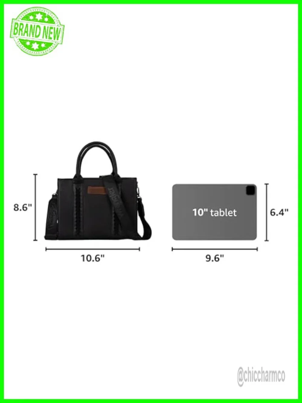 Wrangler Tote Bag for Women Satchel Handbag Top-handle Purse with Strap